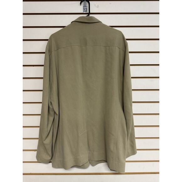 Tommy Bahama Jacket 100% Silk Blazer Men’s XL Unstructured‎ Pockets Tan/Khaki - Picture 6 of 16